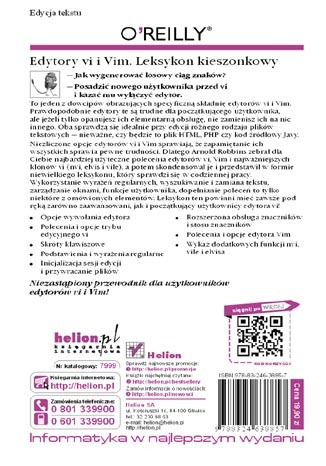Edytory vi i Vim. Leksykon kieszonkowy. eBook