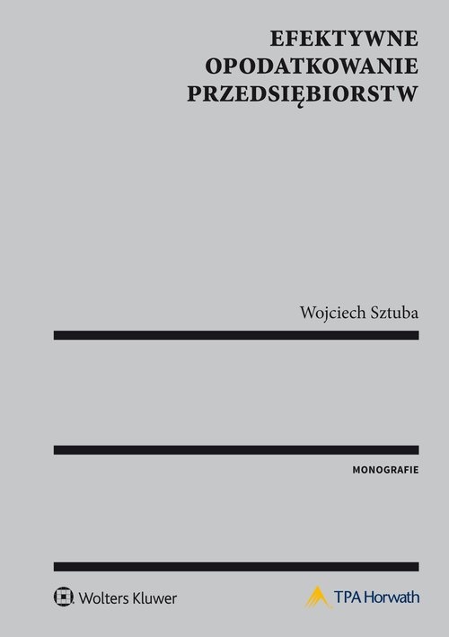 Efektywne opodatkowanie przedsiębiorstw