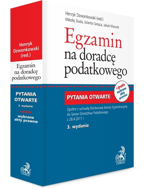 Egzamin na doradcę podatkowego Pytania otwarte