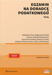 Egzamin na doradcę podatkowego Testy