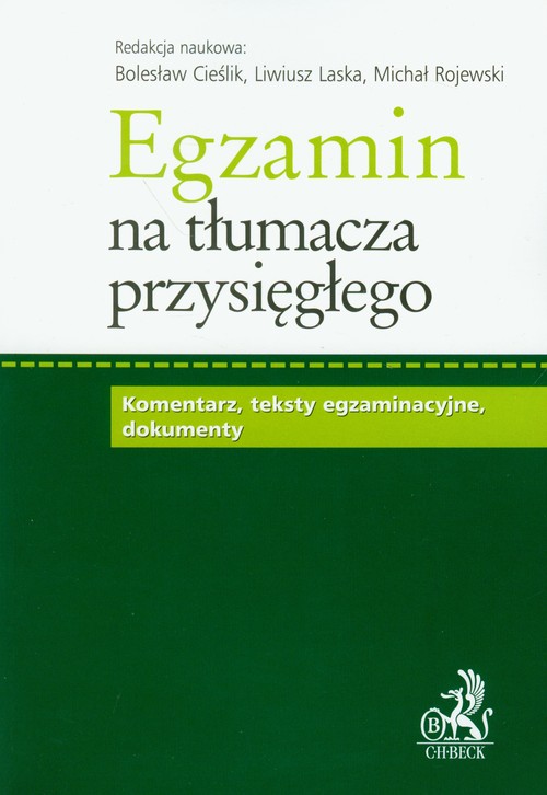 Egzamin na tłumacza przysięgłego