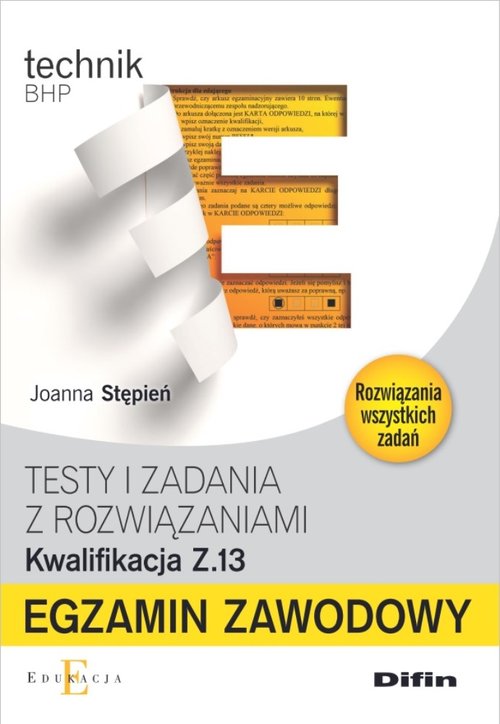 Egzamin zawodowy Testy i zadania z rozwiązaniami Z.13