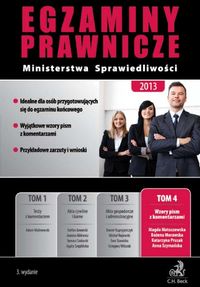 Egzaminy prawnicze Ministerstwa Sprawiedliwości 2013