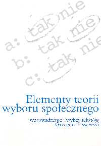Elementy teorii wyboru społecznego