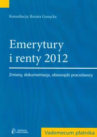 Emerytury i renty 2012