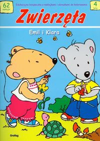 Emil i Klara Zwierzęta z naklejkami