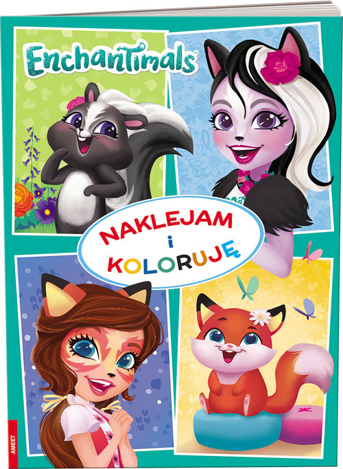 Enchantimals Naklejam i koloruję