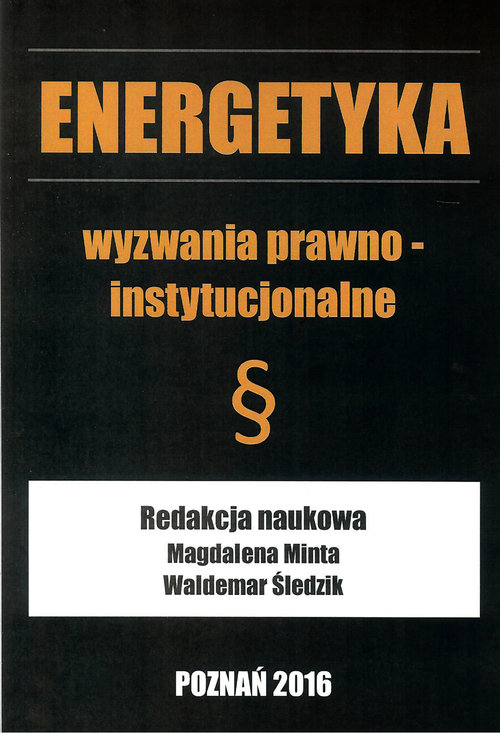 Energetyka wyzwania prawno  instytucjonalne
