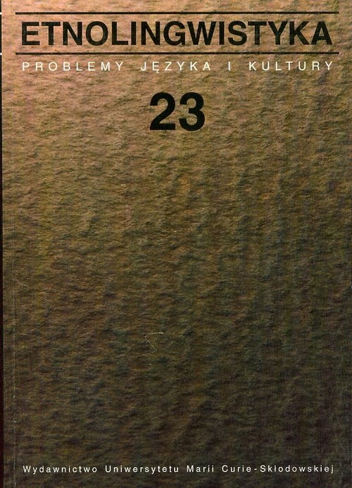 Etnolingwistyka tom 23