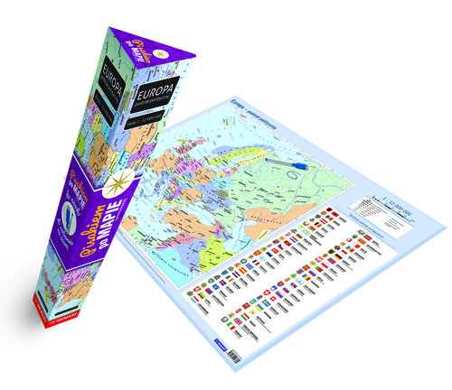 Europa mapa polityczna PLAKAT