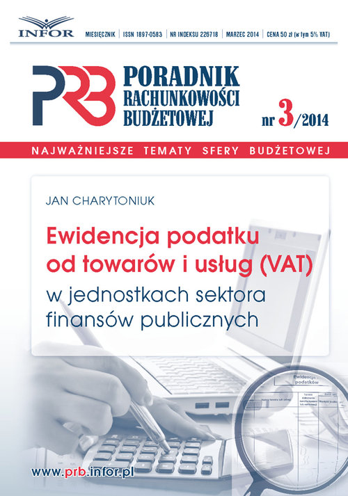 Ewidencja podatku od towarów i usług(vat) w jednostkach  sektora finansów publicznych