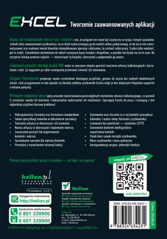 Excel. Tworzenie zaawansowanych aplikacji. eBook
