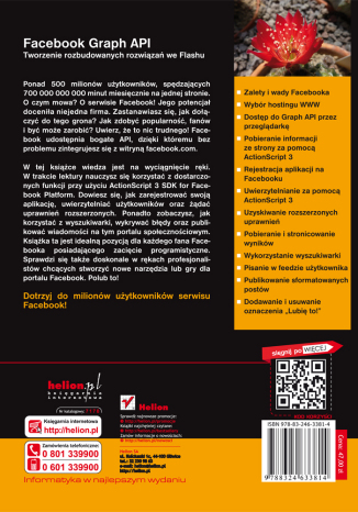 Facebook Graph API. Tworzenie rozbudowanych rozwiązań we Flashu. eBook