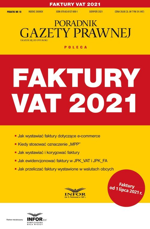 Faktury VAT 2021