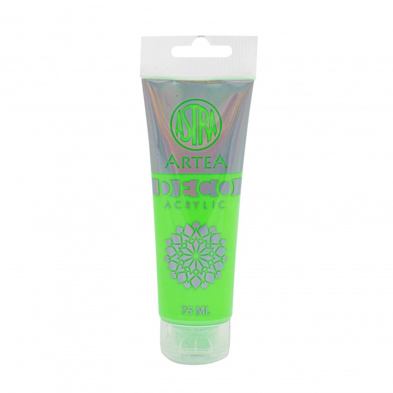 Farba akrylowa Deco Artea 75 ml tuba neonowy zielony