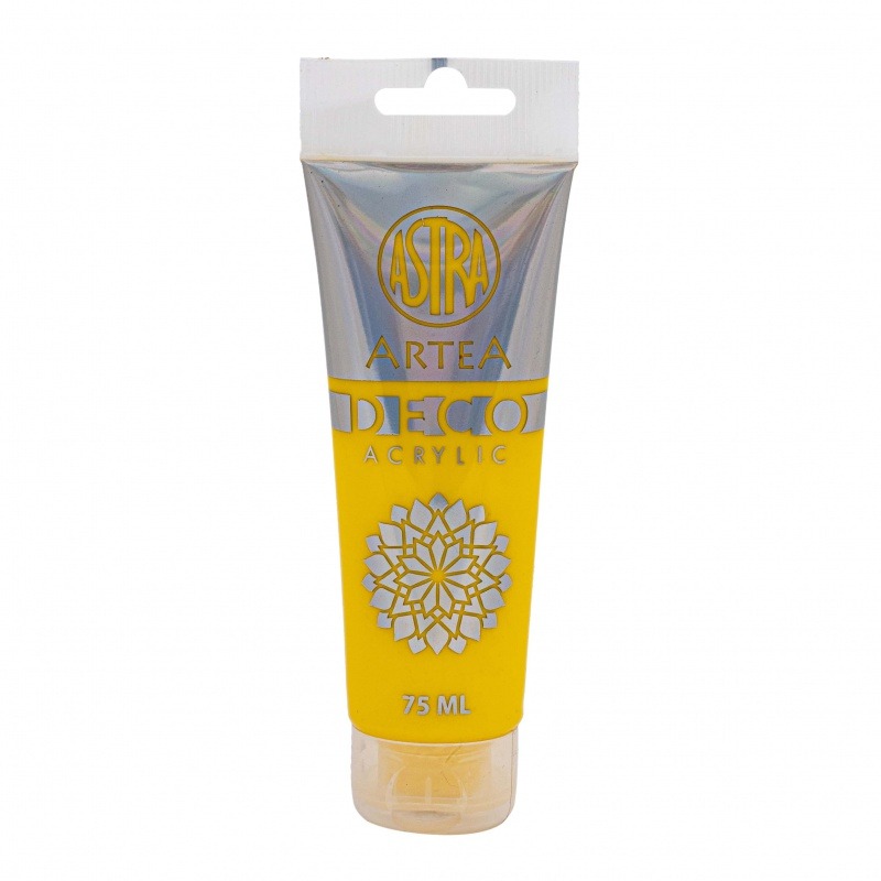 Farba akrylowa Deco Artea 75 ml tuba żółty
