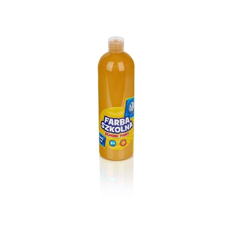 Farba szkolna Astra 500 ml brązowa jasna