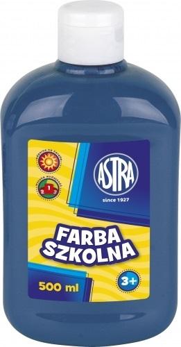 Farba szkolna Astra 500 ml niebieska ciemna