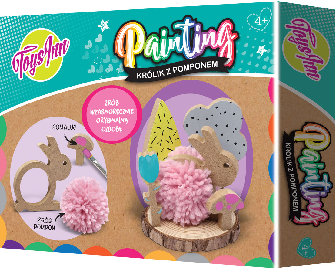 Figurka pompon królik