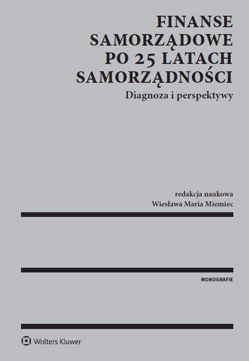 Finanse samorządowe po 25 latach samorządności