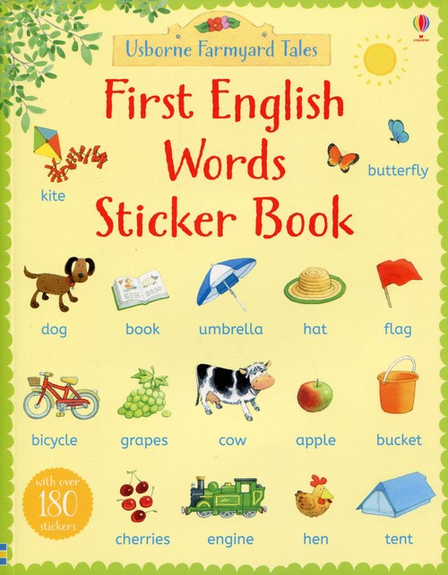 First English Words Sticker Book