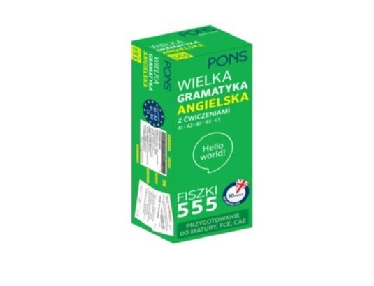 Fiszki 555 Wielka gramatyka angielska poziom A1/C1 wydanie 2