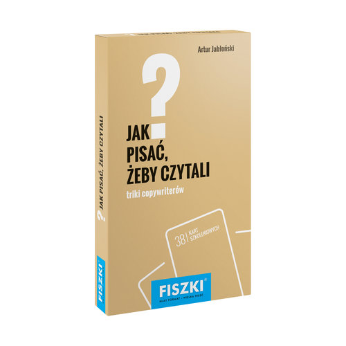 Fiszki Jak pisać żeby czytali