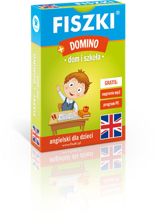 Fiszki obrazkowe + domino. Dom i szkoła