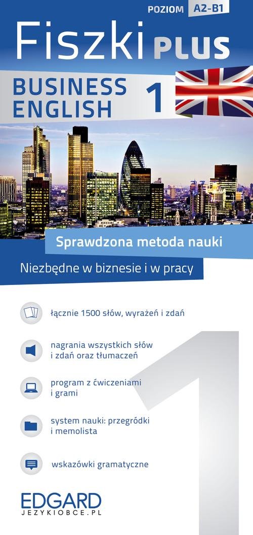 Fiszki Plus. Business English 1. Poziom A2-B1