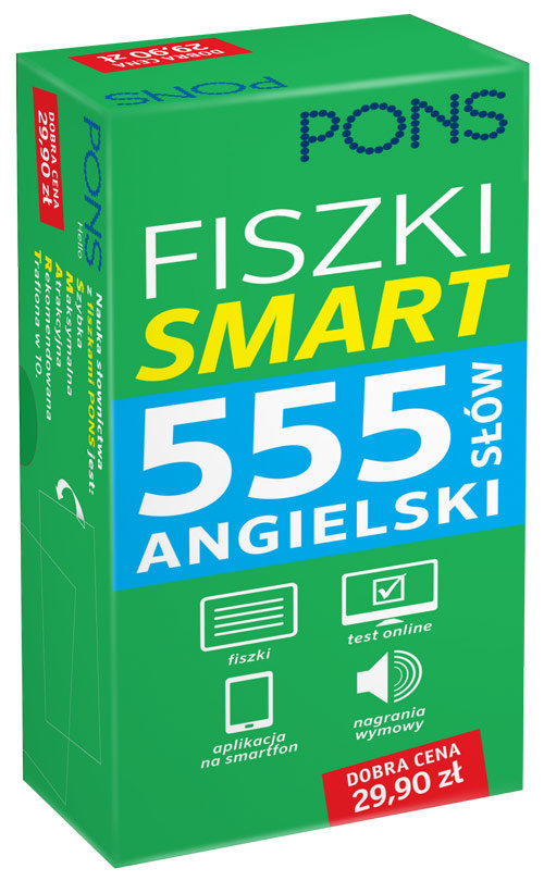 Fiszki Smart 555 słów Angielski