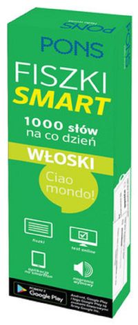 Fiszki SMART PONS 1000 słów na co dzień Włoski