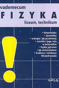Fizyka, Vademecum - mini wersja, liceum i technikum