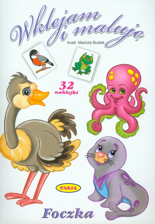 Foczka. Wklejam i maluję