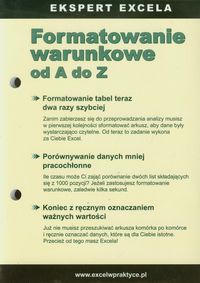 Formatowanie warunkowe od A do Z
