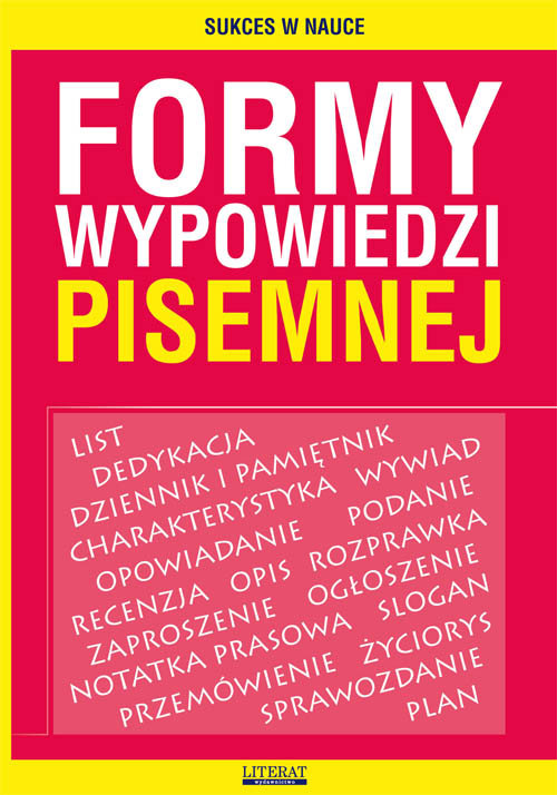 Formy wypowiedzi pisemnej