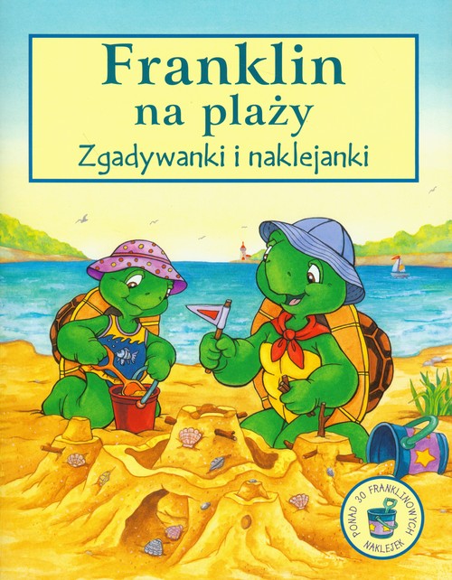 Franklin na plaży. Zgadywanki i naklejanki