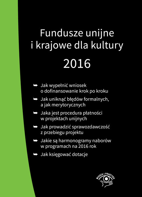 Fundusze unijne i krajowe dla kultury 2016