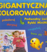 Gigantyczna kolorowanka  Podwodny świat Rybki MiniMini