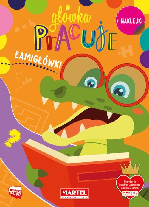 Główka pracuje Łamigłówki z naklejkami