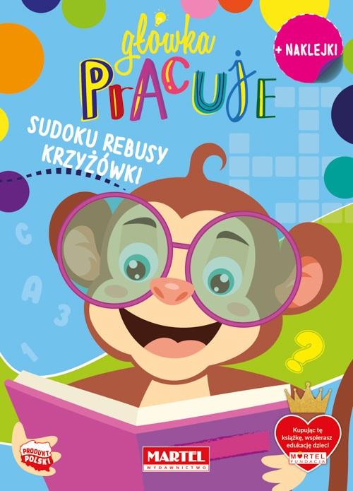 Główka pracuje Sudoku, rebusy, krzyżówki