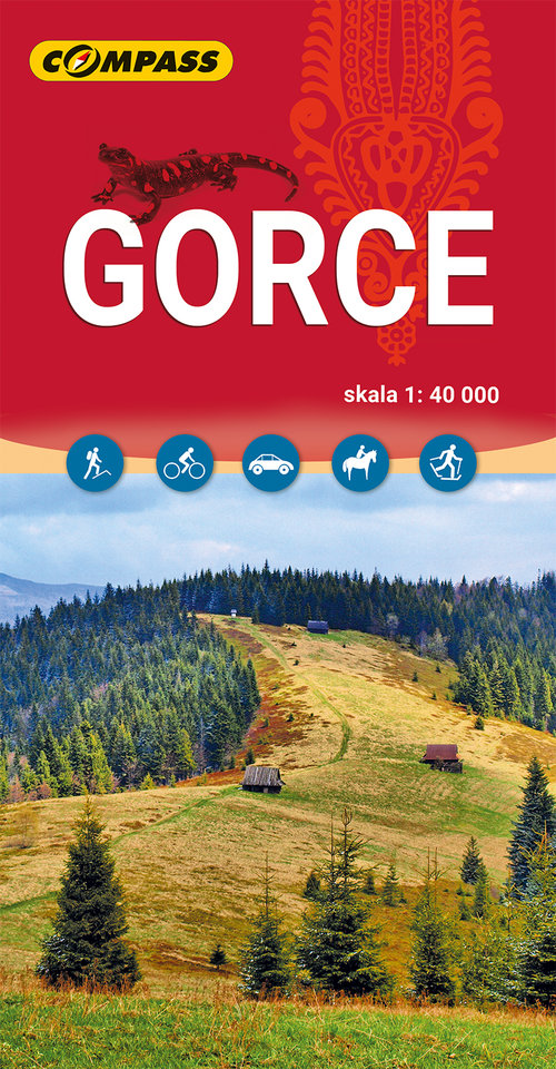 Gorce mapa turystyczna 1:40 000