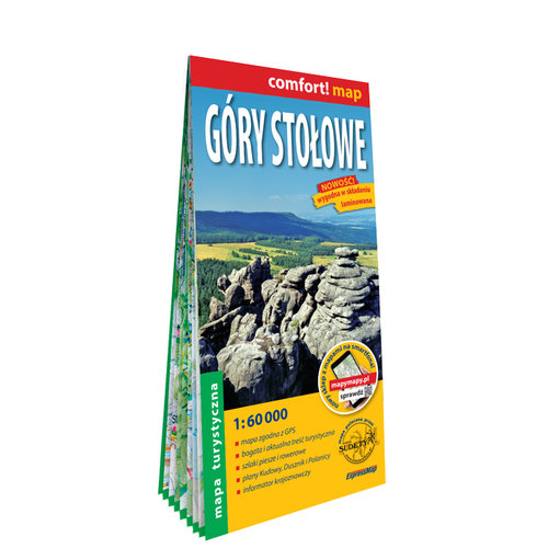 Góry Stołowe laminowana mapa turystyczna 1:60 000