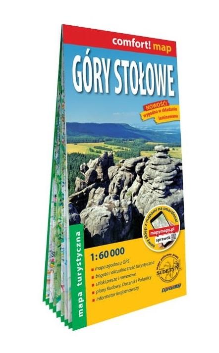 Góry Stołowe laminowana mapa turystyczna 1:60 000