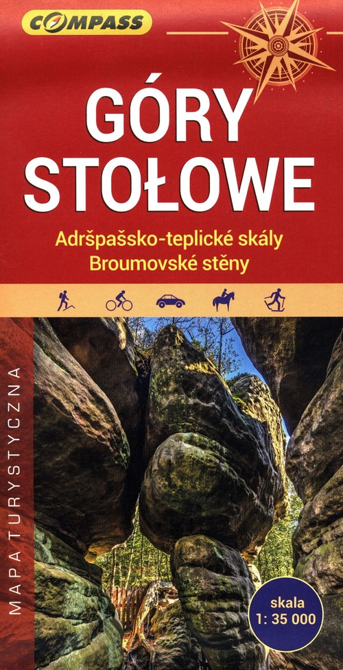Góry Stołowe mapa turystyczna 1:35 000