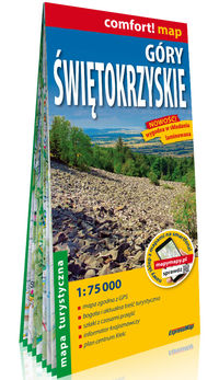 Góry Świętokrzyskie laminowana mapa turystyczna 1:75 000