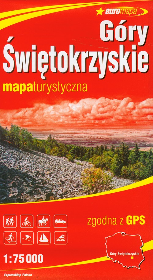 Góry Świętokrzyskie Mapa turystyczna 1:75 000