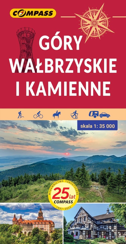 Góry Wałbrzyskie i Kamienne 1:35 000