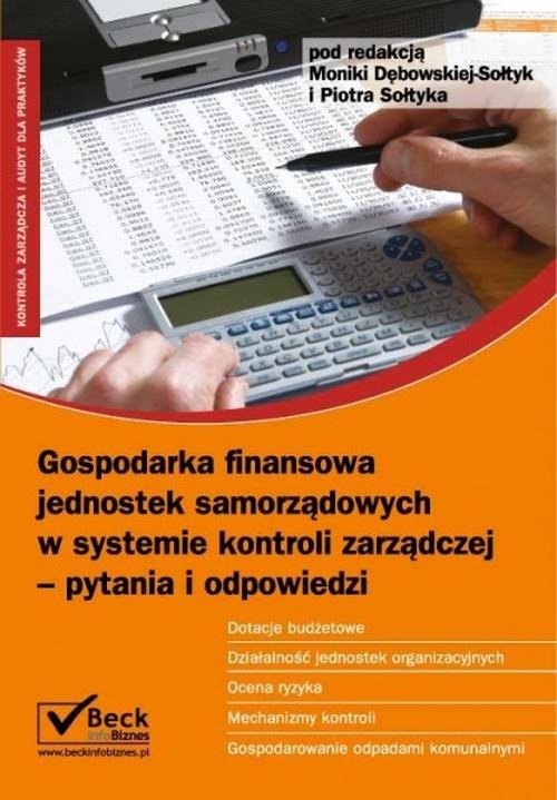 Gospodarka finansowa jednostek samorządowych w systemie kontroli zarządczej