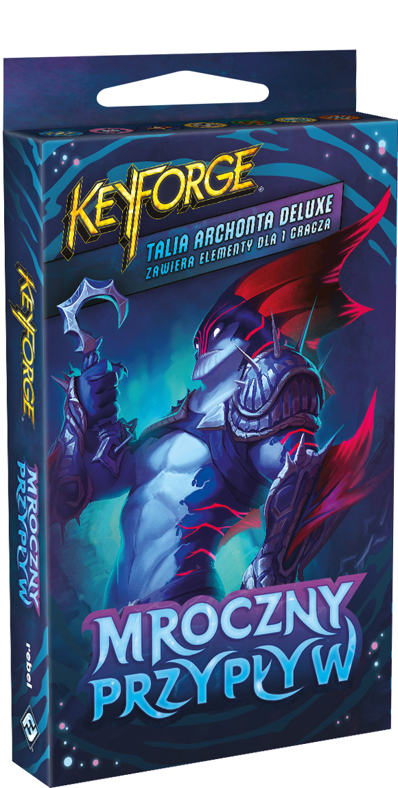 Gra KeyForge Mroczny przypływ Talia Archonta deluxe dodatek