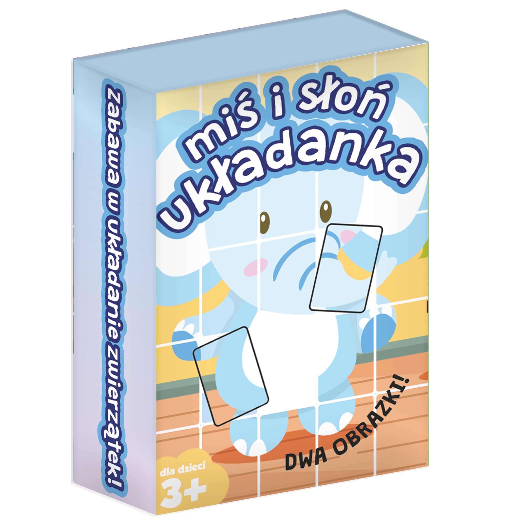 Gra Układanka Słoń i Miś mini